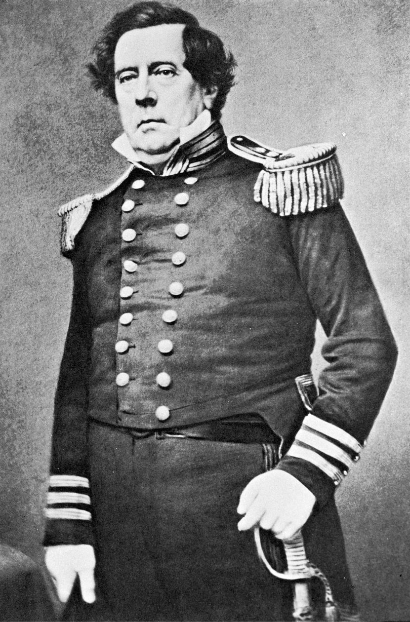 Commodore Perry (f/w fotó) alkotó: Mathew Brady