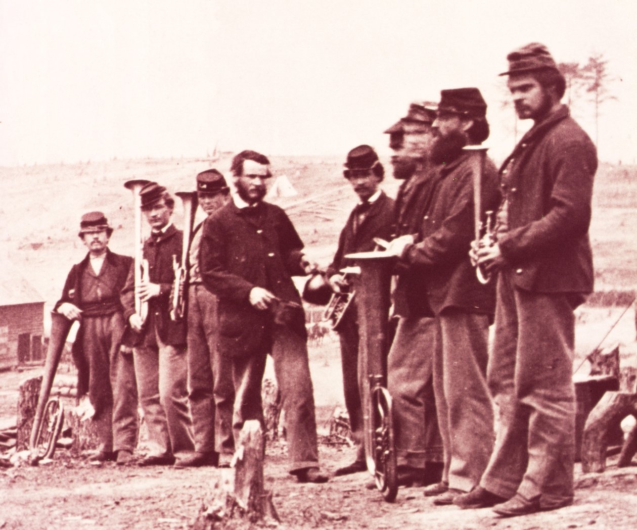 Szövetségi hadsereg bandázói (f/w fotó) alkotó: Mathew Brady