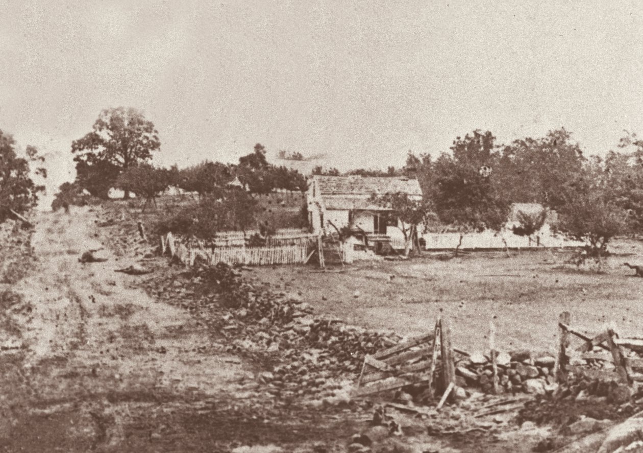 Meade tábornok főhadiszállása a gettysburgi csata alatt alkotó: Mathew Brady