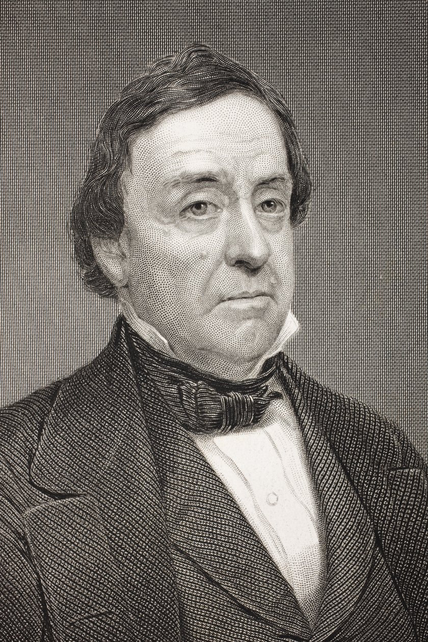 Lewis Cass, a "Gallery of Historical Portraits"-ból, megjelent 1880 körül alkotó: Mathew B. Brady