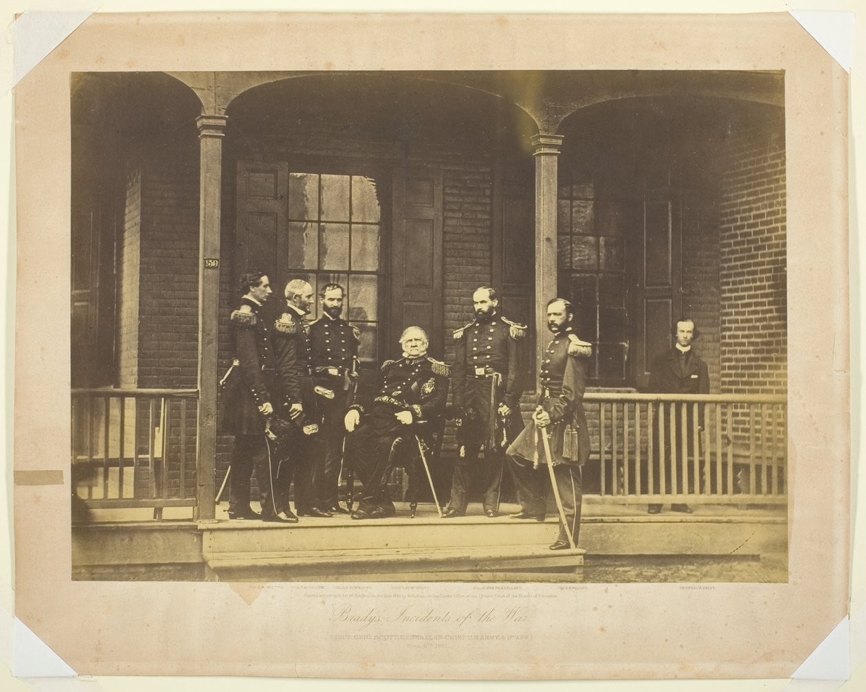 Scott altábornagy, az Egyesült Államok hadseregének és vezérkarának főtábornoka alkotó: Mathew Brady