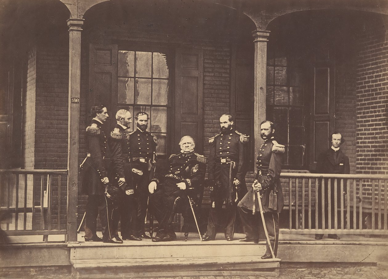 Scott altábornagy, az Egyesült Államok hadseregének és vezérkarának főtábornoka, 1861. szeptember 6. alkotó: Mathew Brady