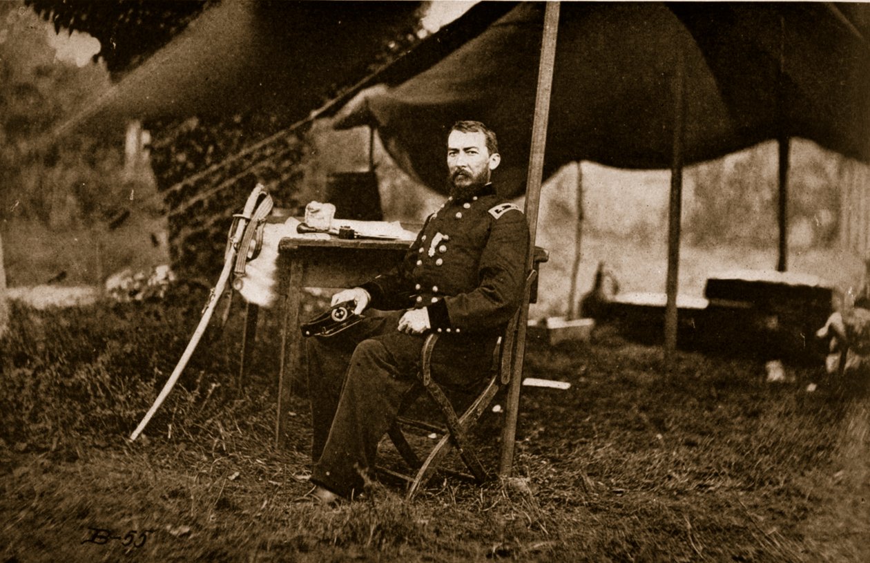 Philip Henry Sheridan vezérőrnagy, 1864 alkotó: Mathew B. Brady