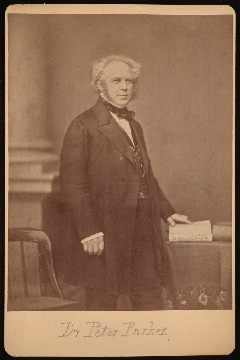 Peter Parker portréja 1804-1888, 1888 előtt. alkotó: Mathew Brady