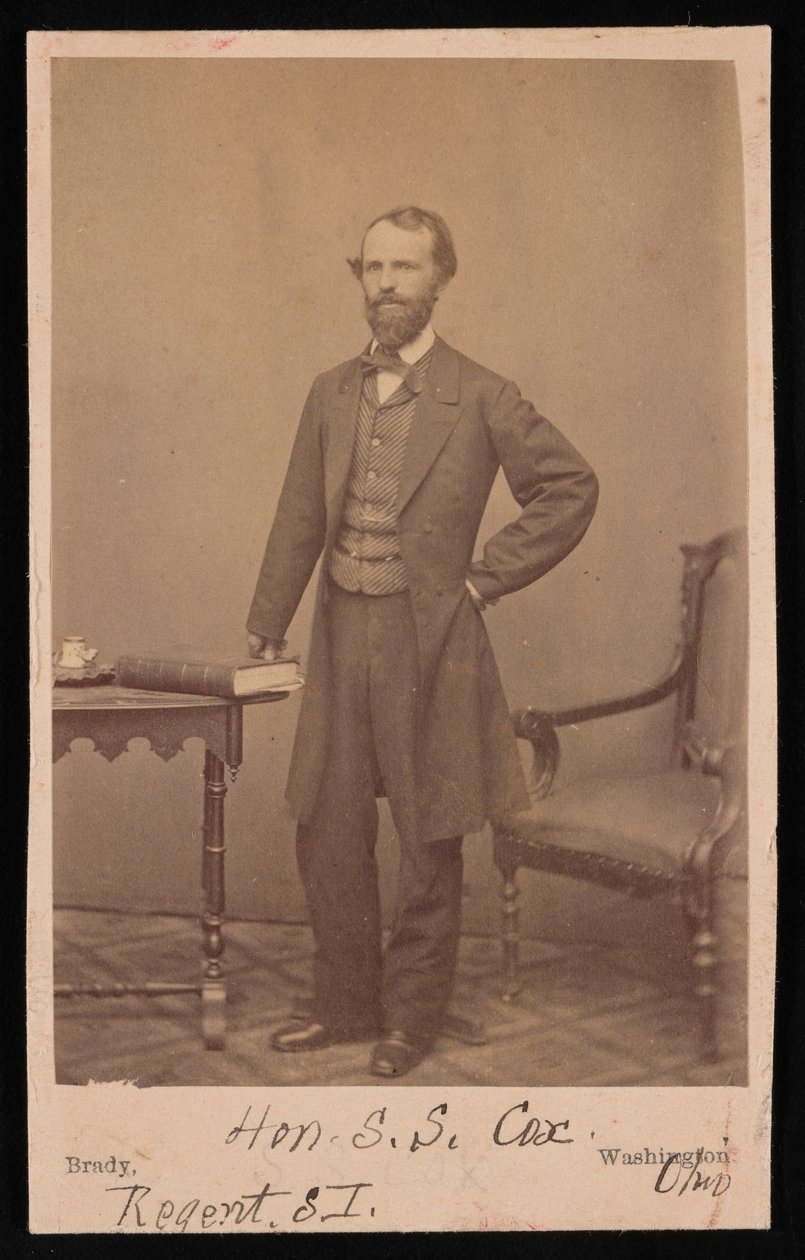 Samuel Sullivan Cox portréja 1824-1889, 1889 előtt. alkotó: Mathew Brady