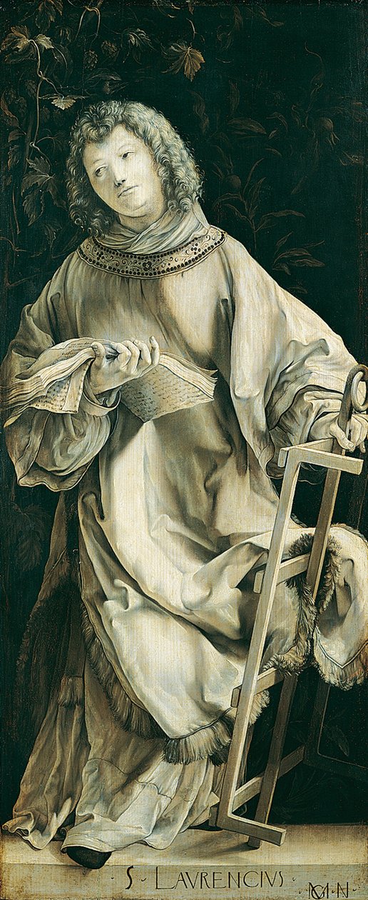 Szent Lőrinc, Szent Cyriacus alkotó: Mathias Gothart Nithart