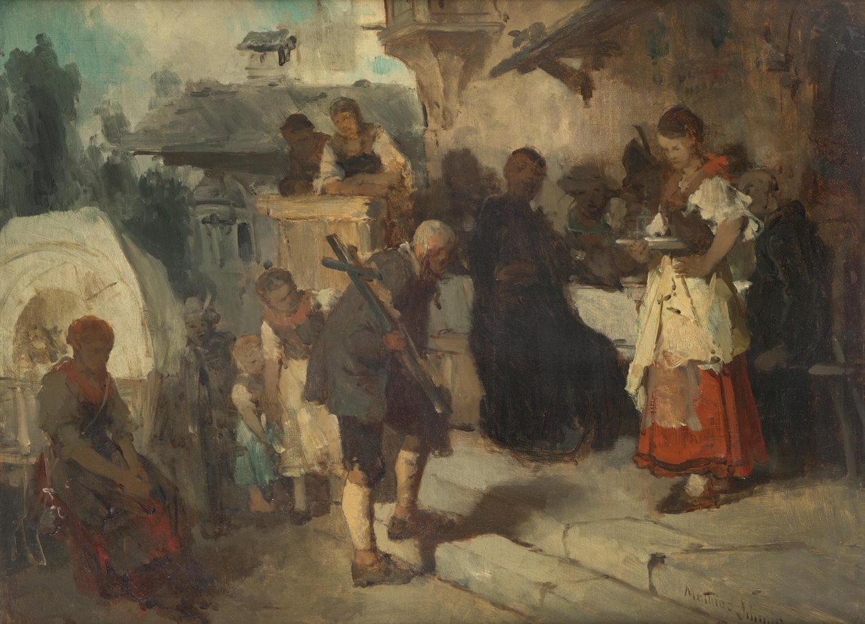 Két kereskedő alkotó: Mathias Schmid