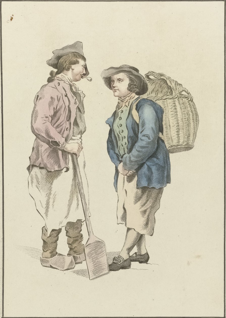 Két gazda beszélget alkotó: Mathias de Sallieth