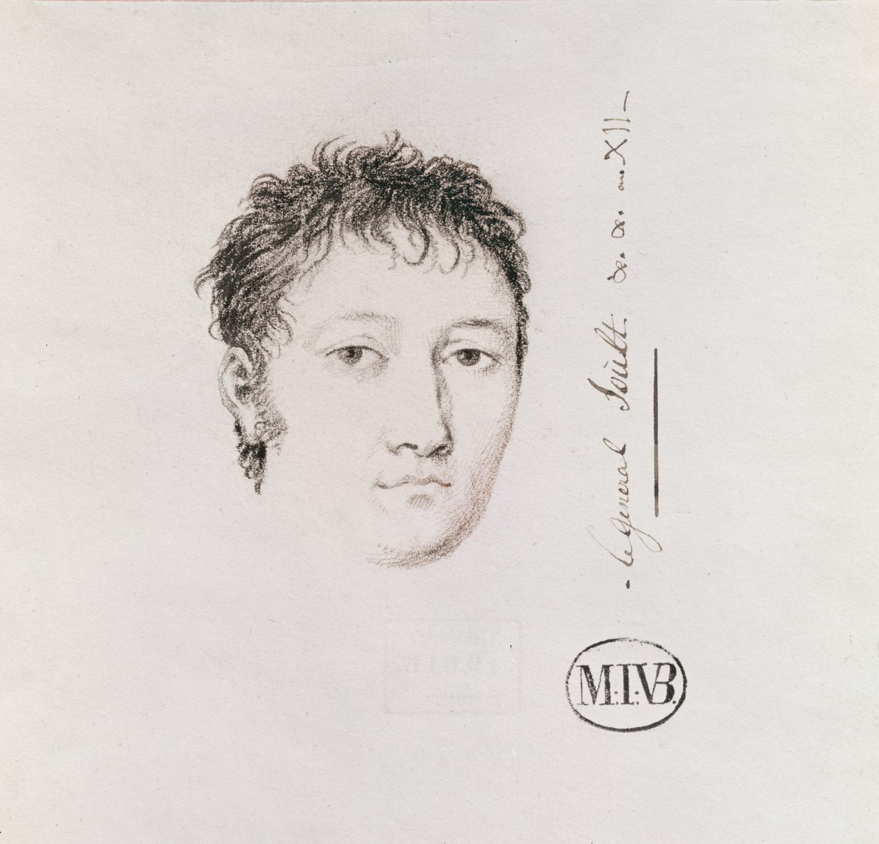 Soult tábornok (1769-1851), tanulmány „Bonaparte első konzul Antwerpenbe való belépése 1803. július 18-án” (Versailles) 1803-07 (pierre noire papíron) alkotó: Mathieu Ignace van Bree