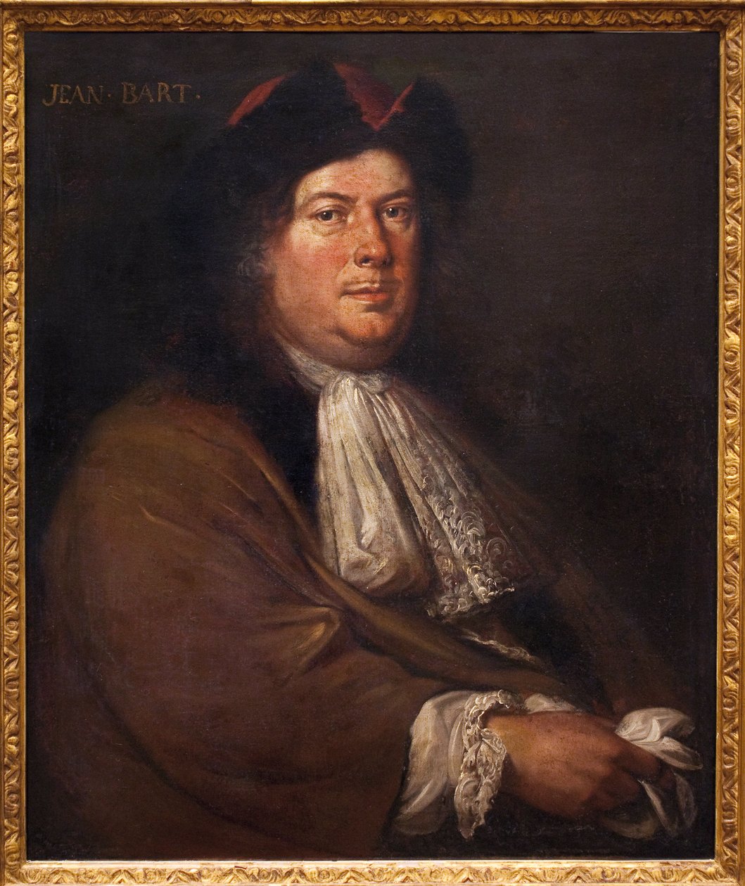 Jean Bart (1650-1702) portréja. Mathieu Elias (1658-1741) festménye, olaj, vászon, 18. század eleje. francia művészet alkotó: Mathieu Elias