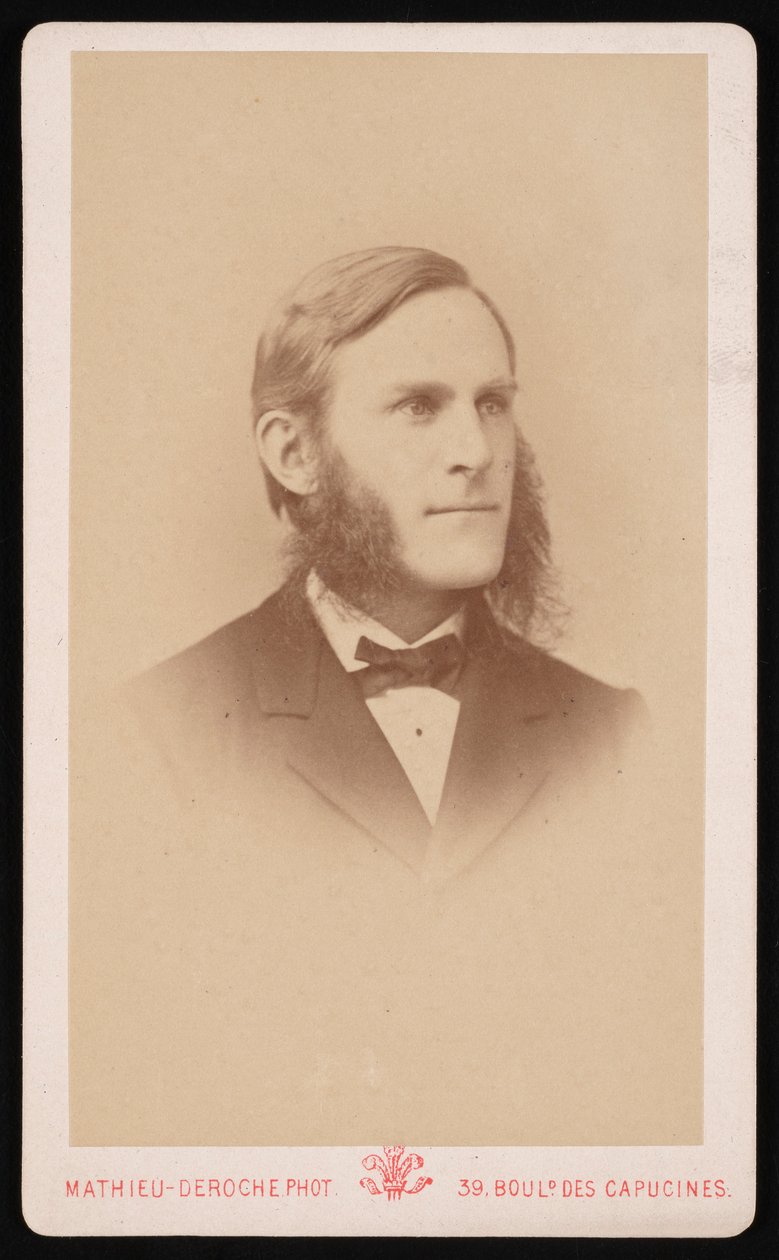 Samuel Hubbard Scudder portréja 1837-1911, 1871 körül. alkotó: Mathieu Deroche