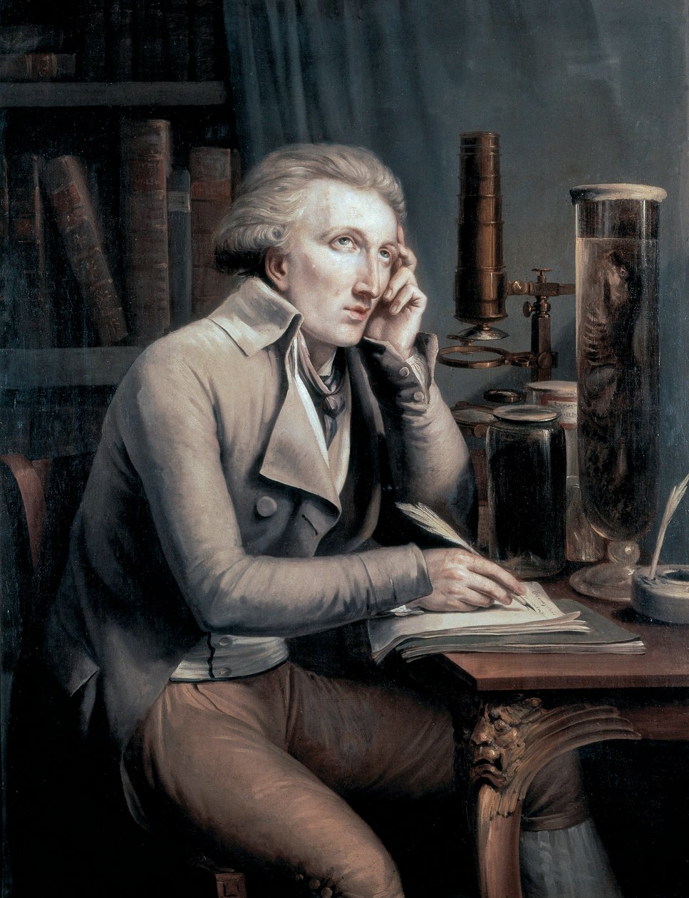 Georges Leopold Cuvier portréja alkotó: Mathieu Ignace van Bree