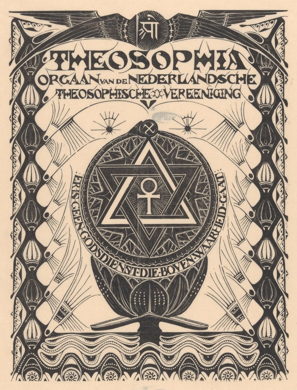 Címlap magazin Theosophia alkotó: Mathieu Lauweriks