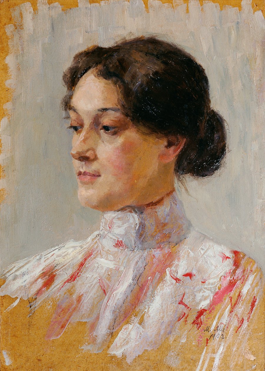 egy lány portréja alkotó: Mathilde Sitta Allé