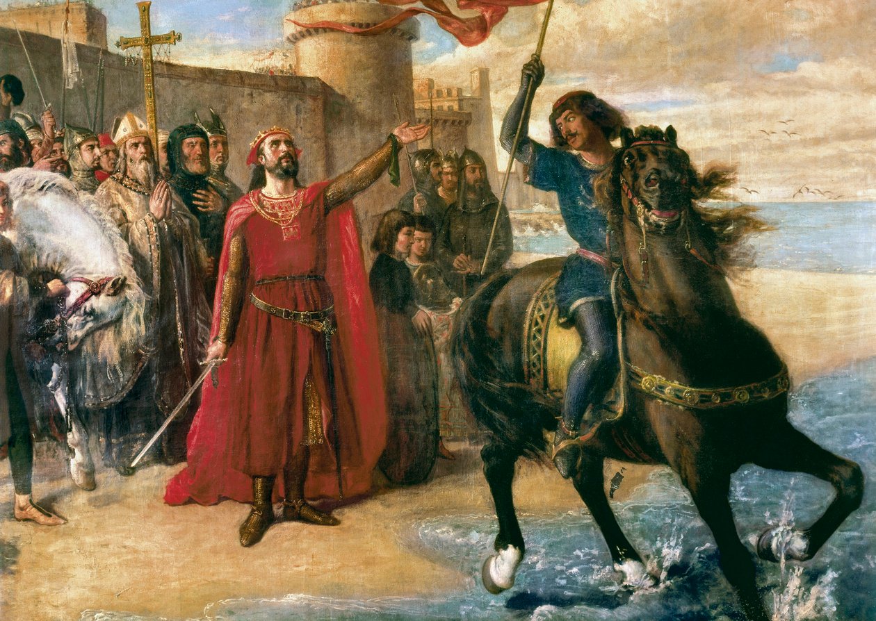 A visszahódítás, Spanyolország 13. század- Alfonso X el Sabio alkotó: Matias Moreno Gonzalez