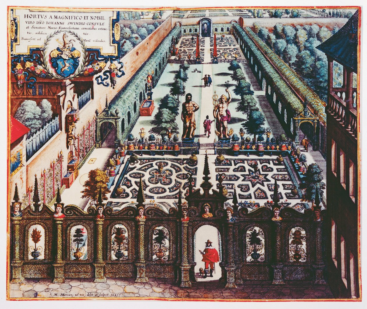 A Burgermeister Schwind kertje, Theodore de Bry (1528-98) „Florilegium Renovatum” című művéből, 1641-ben jelent meg alkotó: Mattaus the Younger Merian