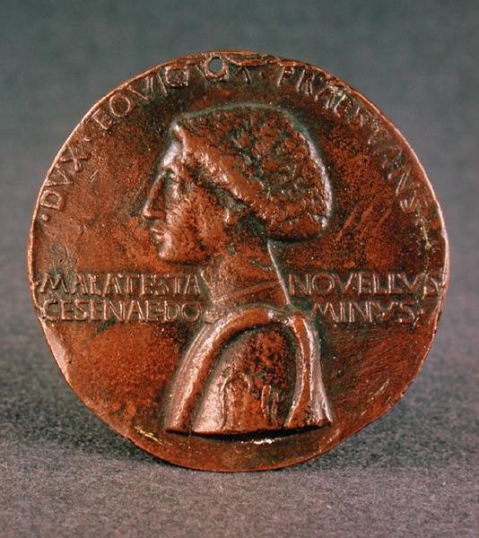 Sigismondo Pandolfo Malatesta (1417-68) érme (előlap), 1446 (hátlapját lásd 165741) alkotó: Matteo di Andrea de Pasti