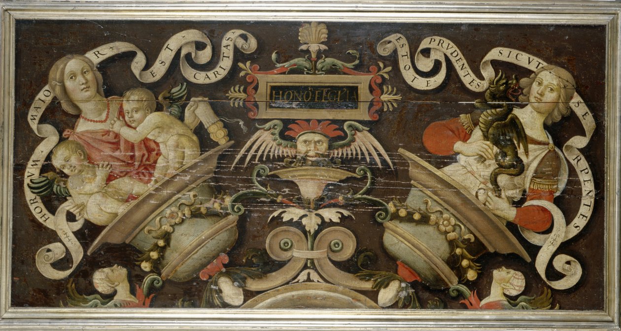 Az erény allegóriái, 1510-1515 körül (tempera fenyőfán) alkotó: Matteo di Giuliano di Lorenzo Balducci