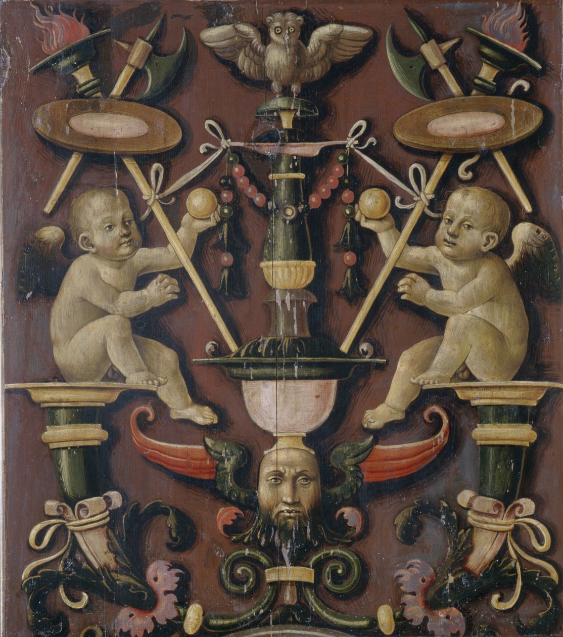 Motívum puttival (tempera puhafán) alkotó: Matteo di Giuliano di Lorenzo Balducci