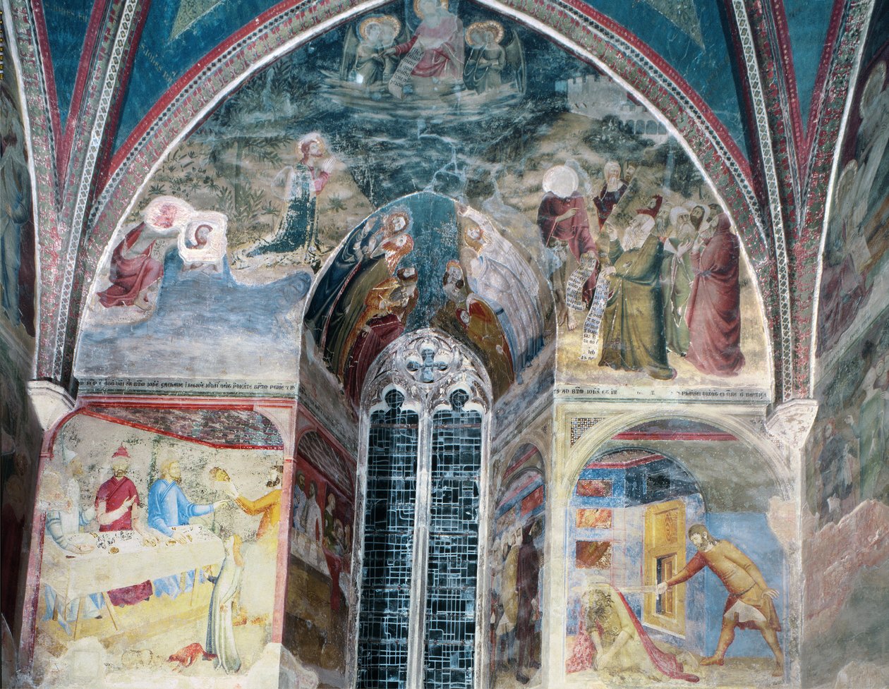 Jelenetek Keresztelő Szent János életéből, a Szent János-kápolnából, 1346-48 (lásd még 87124 és 1778223) alkotó: Matteo Giovanetti