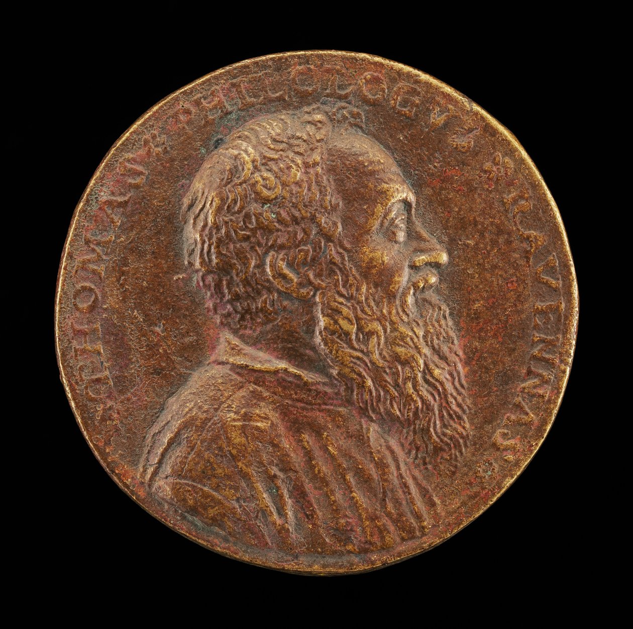 Tommaso Rangone, 1493-1577, ravennai orvos [előlap], 1562. alkotó: Matteo Pagani