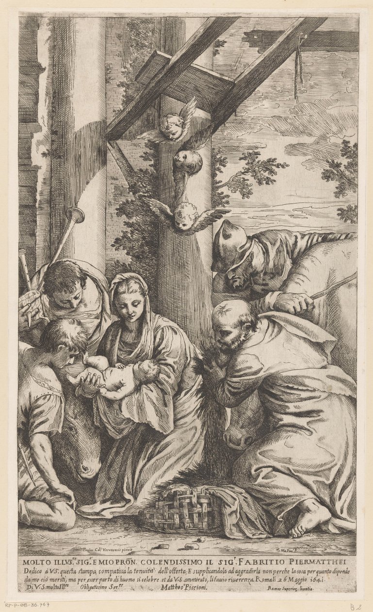 A Pásztorok imádata alkotó: Matteo Piccioni