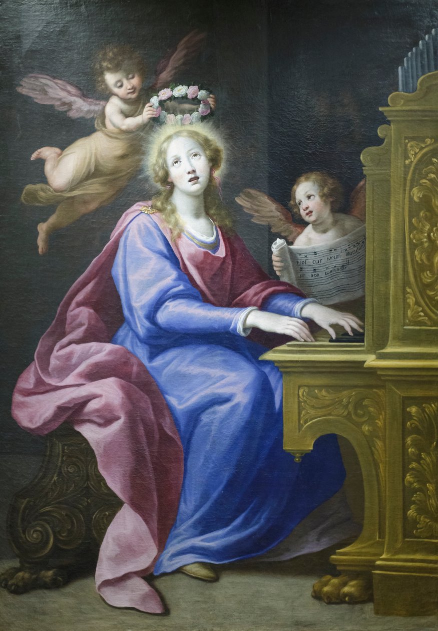Szent Cecília alkotó: Matteo Rosselli