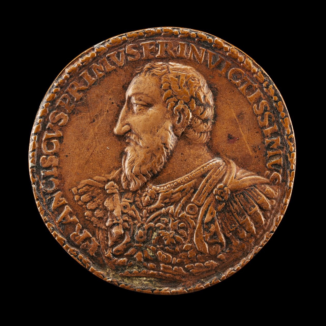 I. Ferenc, 1494-1547, Franciaország királya 1515, valószínűleg 15381544. alkotó: Matteo dal Nassaro