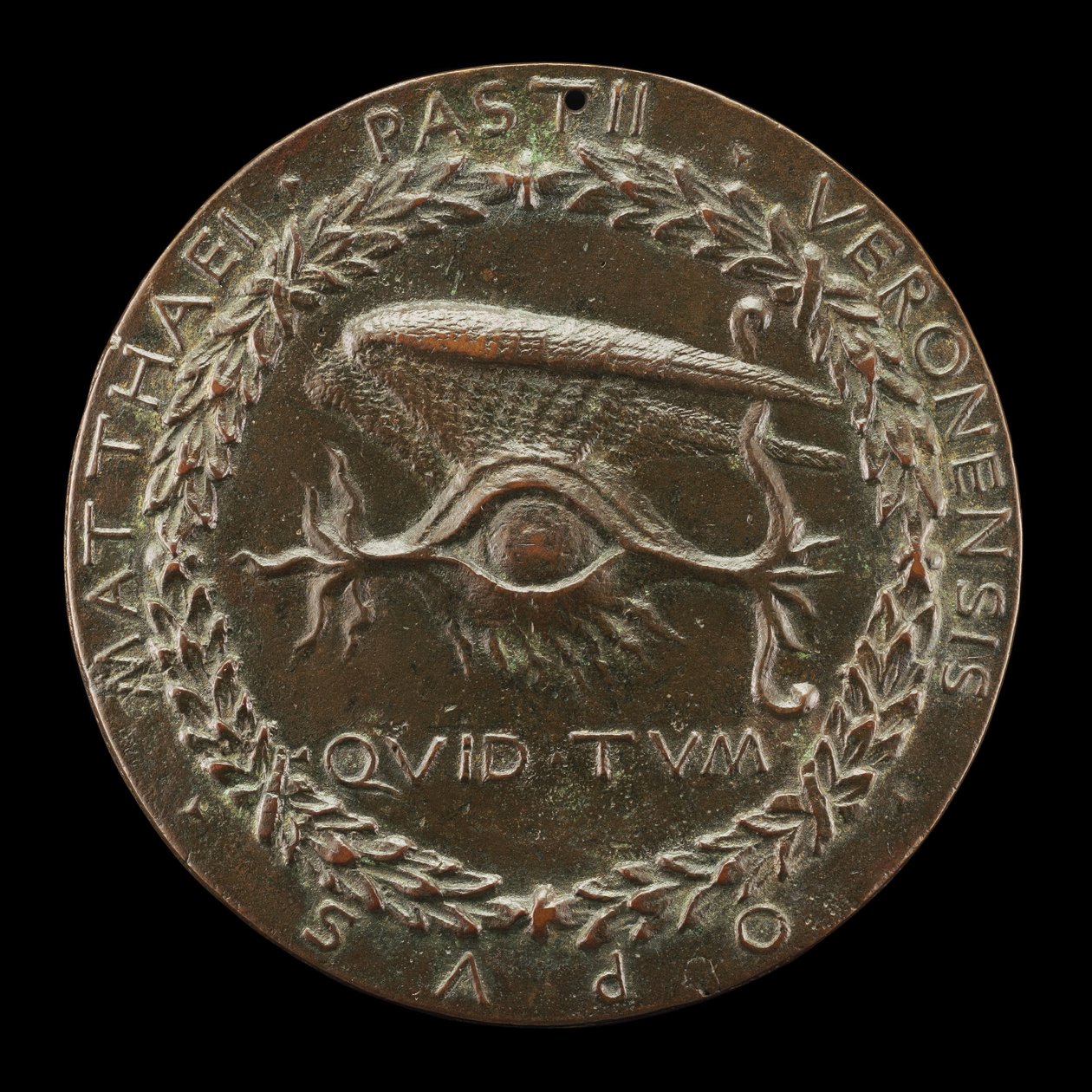 Szárnyas emberi szem [fordítva], 14461450. alkotó: Matteo di Andrea de Pasti
