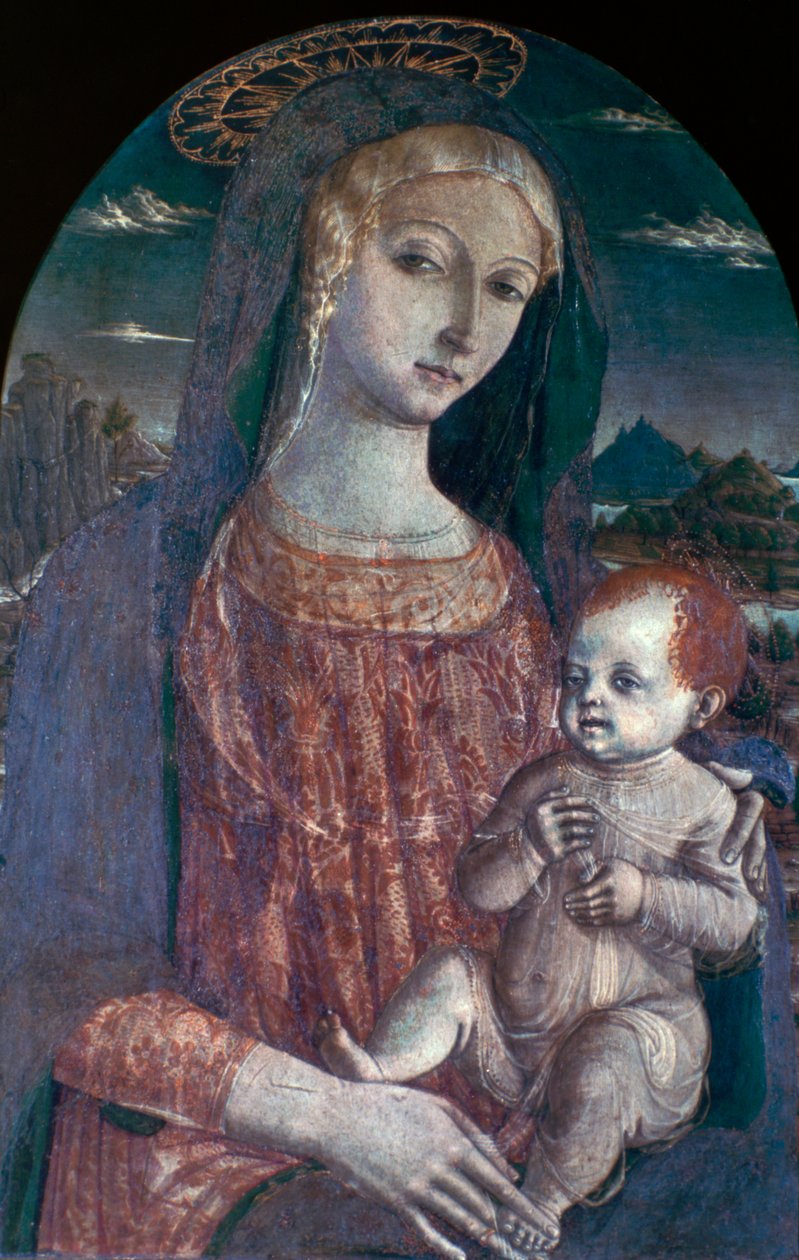 Madonna és gyermeke, 1450-1495 alkotó: Matteo di Giovanni