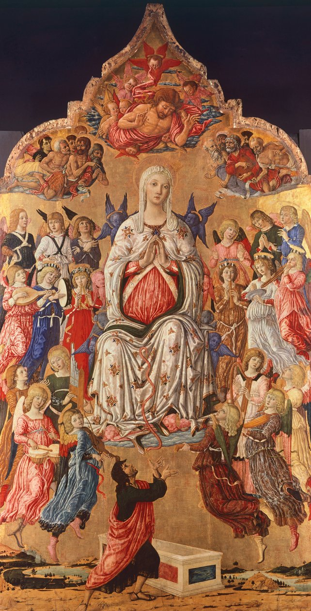 Az öv Madonna, Matteo di Giovanni (kb. 1430-1495) alkotó: Matteo di Giovanni
