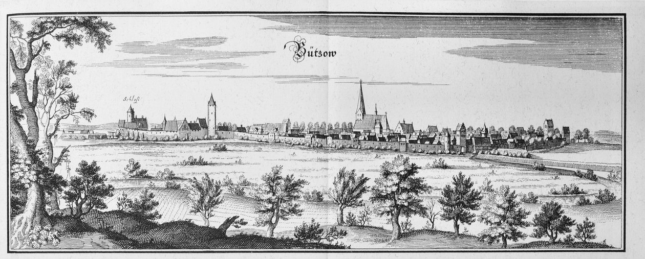 Bützow alkotó: Matthaus Merian