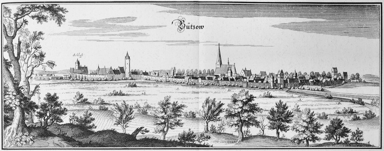 Bützow alkotó: Matthaus Merian