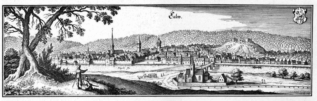 Calw.jpg - részlet a Topographia Sueviae (Schwaben) című kötetből alkotó: Matthaus Merian