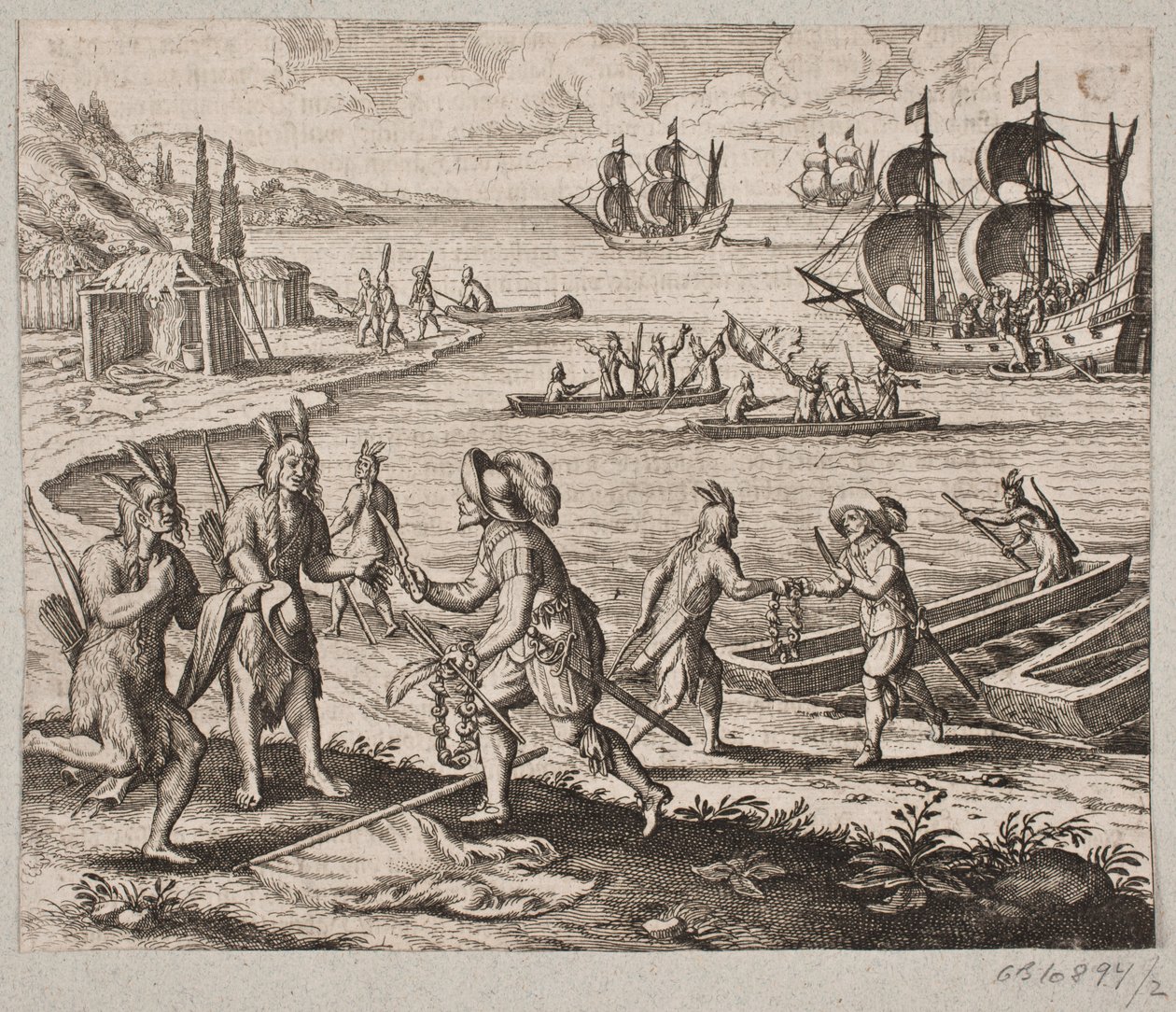 Így adtak át egy természetes kikötőt a kiküldött angoloknak alkotó: Matthäus Merian d.Æ.