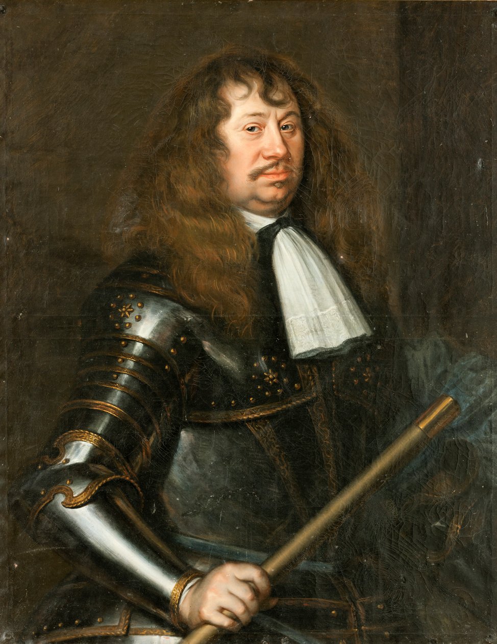 Carl Gustav Wrangel 1613-1676, Salmis grófjának portréja, 1662. alkotó: Matthaeus Merian the Younger