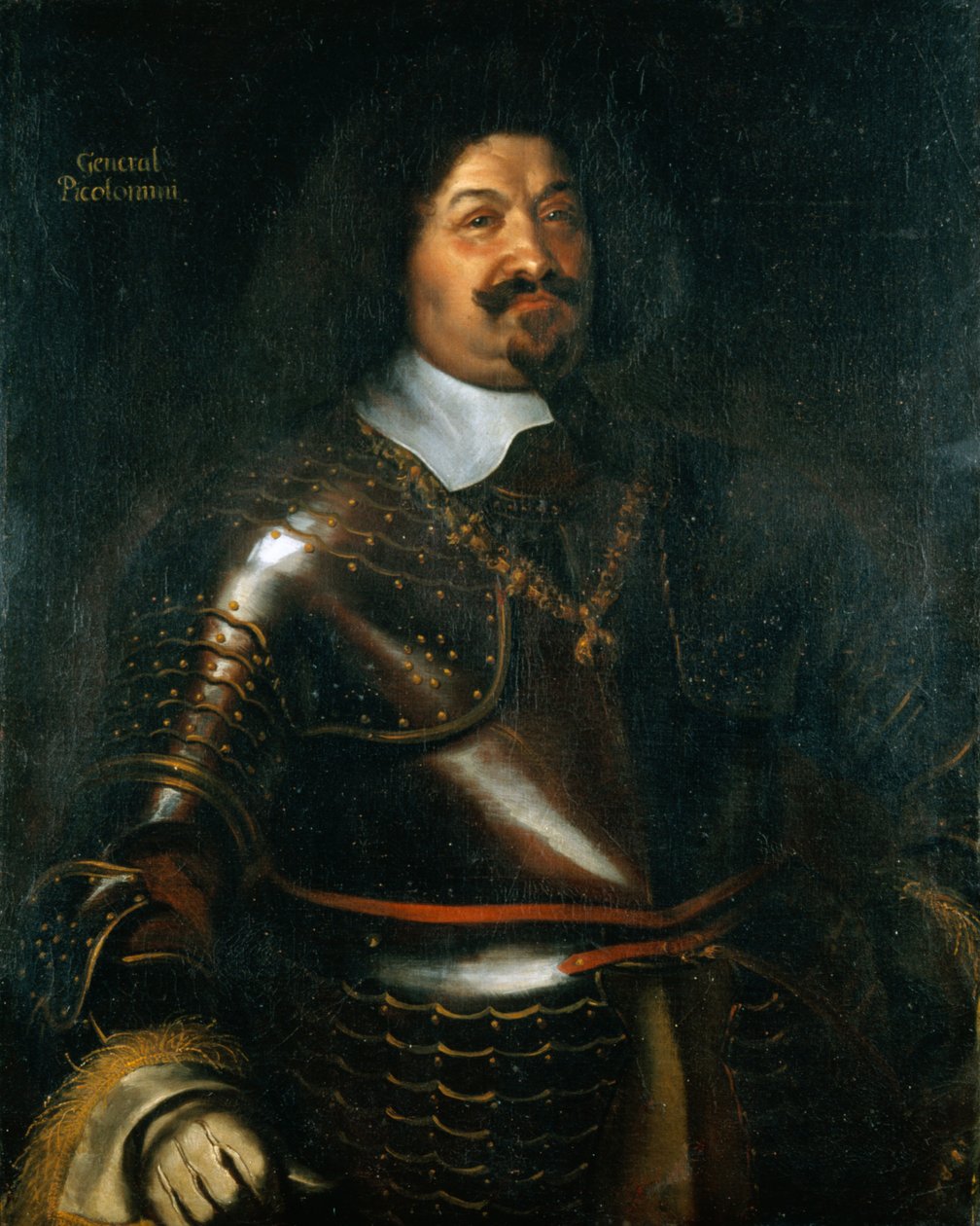 Octavio Piccolomini herceg, 1599-1656, Amalfi hercegének portréja, 1649. alkotó: Matthaeus Merian the Younger