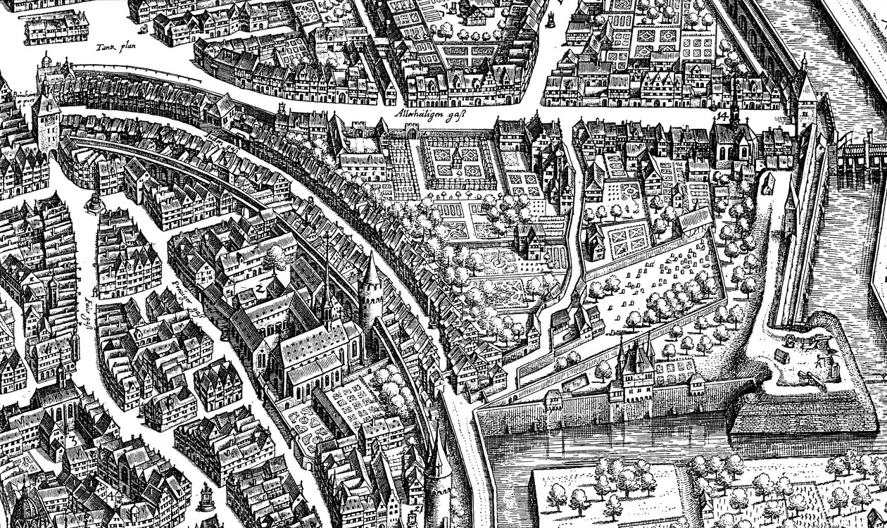 Frankfurt am Main, 1628 alkotó: Matthaus the Elder Merian