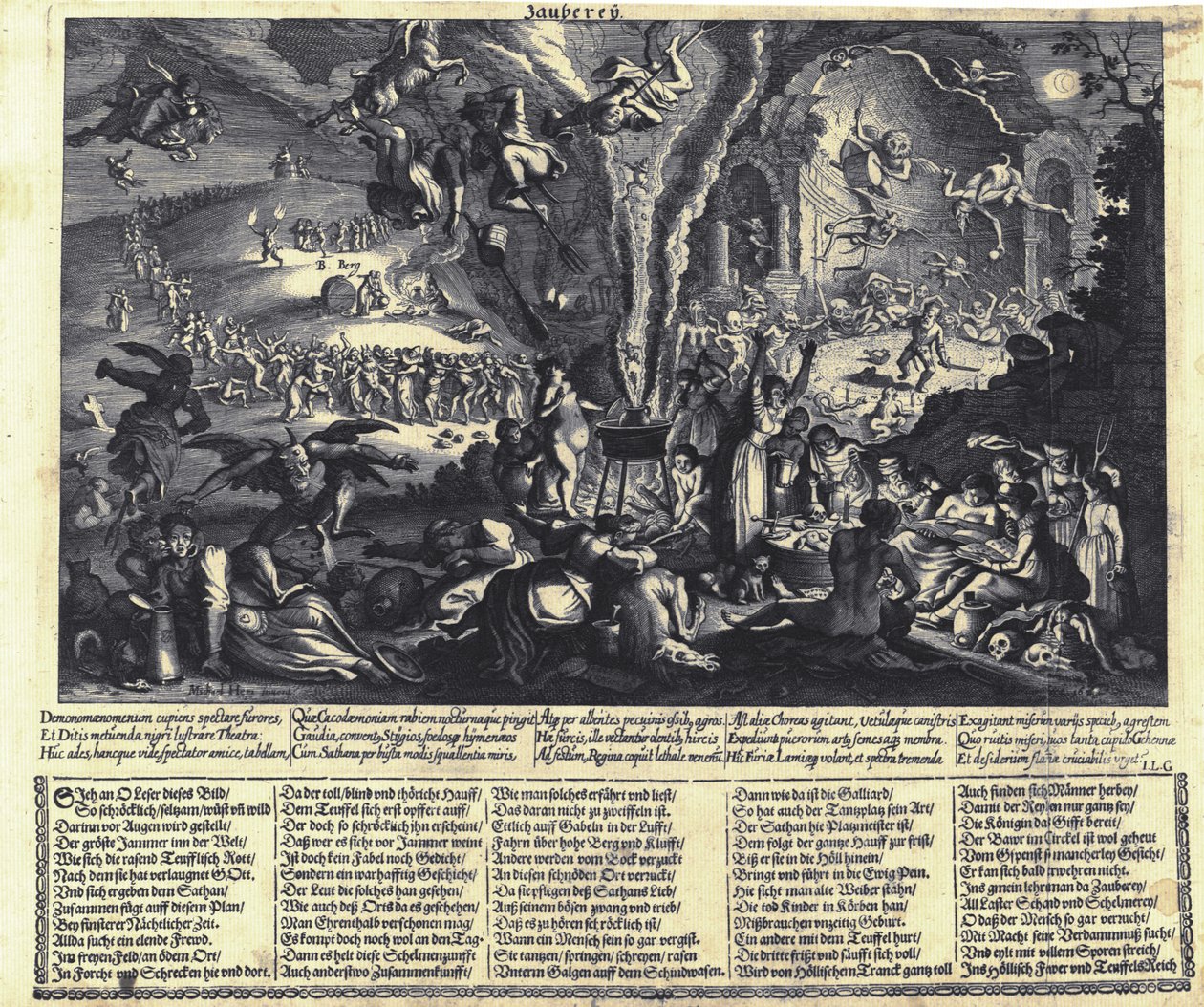 A boszorkányok szombatja alkotó: Matthaus the Elder Merian