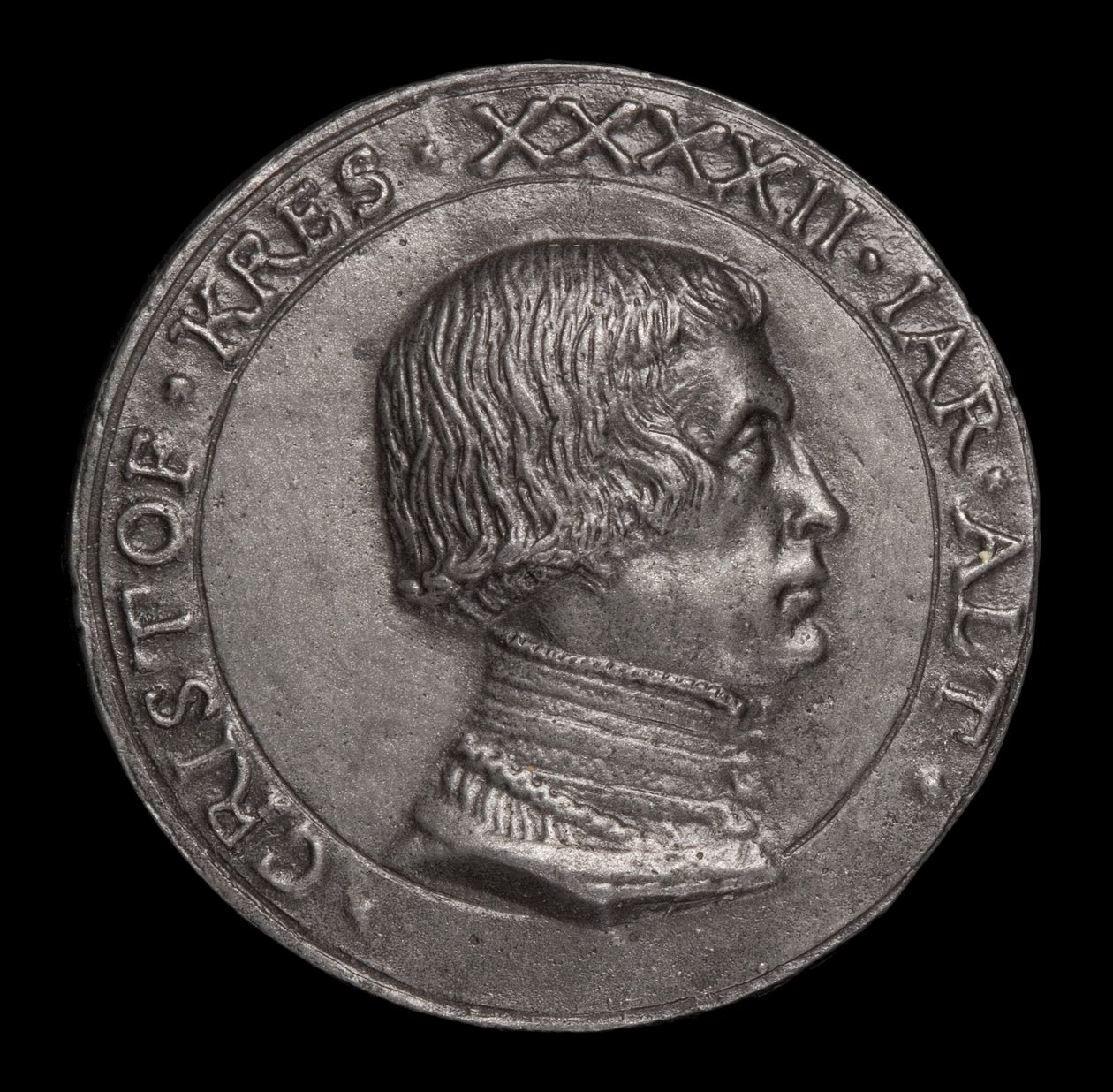 Christoph Kress von Kressenstein, 1484-1535, patrícius és diplomata [előlap], 1526. alkotó: Matthes Gebel