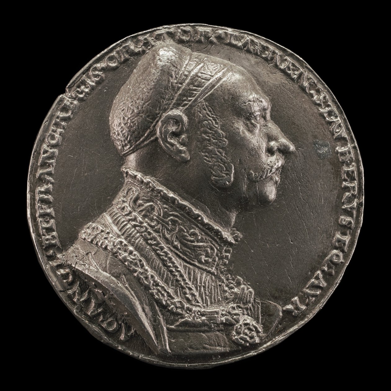 Lorenz Staiber, 14851486-1539, nürnbergi patrícius, író és szónok [előlap], 1535. alkotó: Matthes Gebel