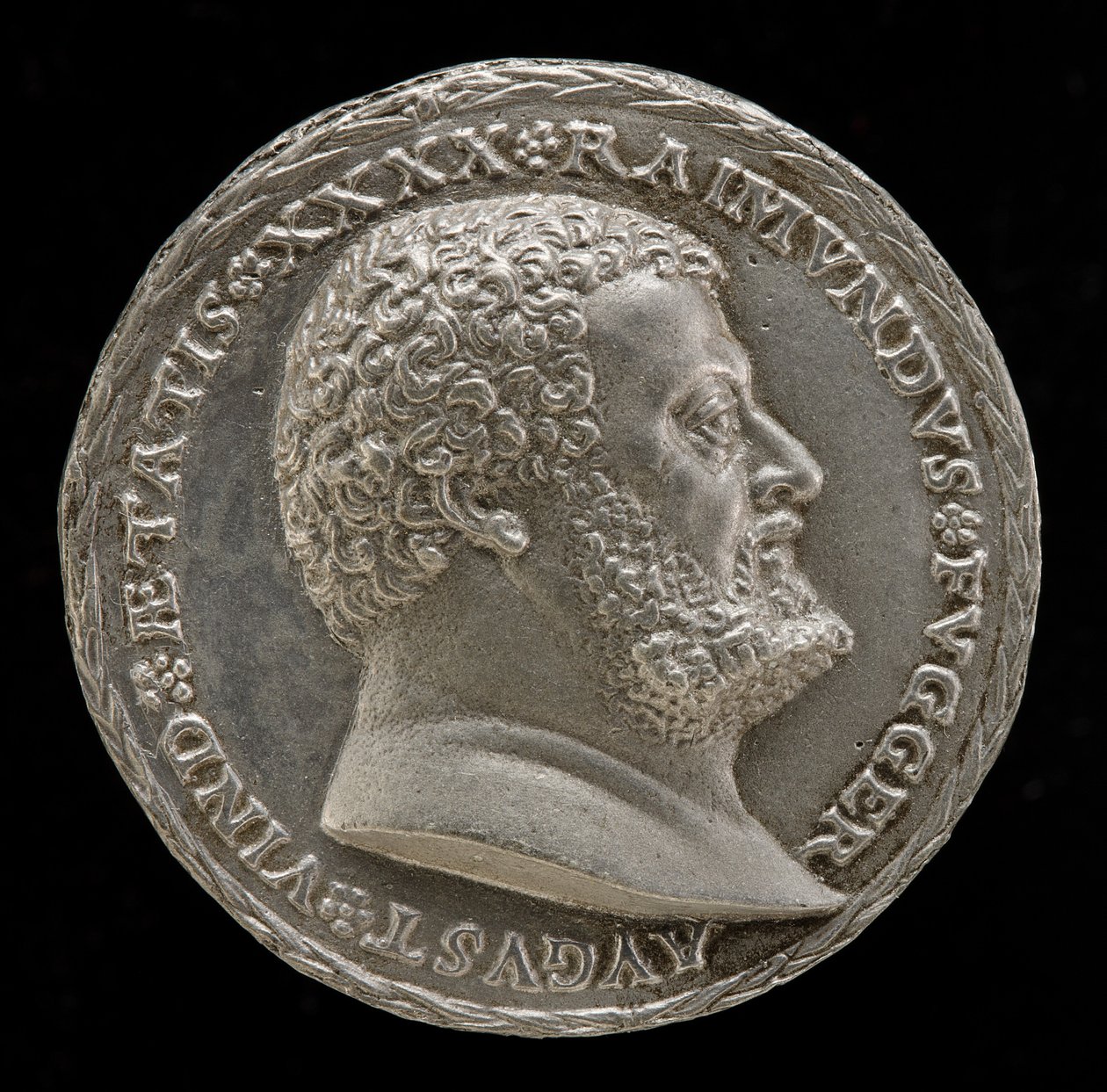Raymund Fugger, 1489-1535, a művészetek tudósa és mecénása [előlap]. alkotó: Matthes Gebel