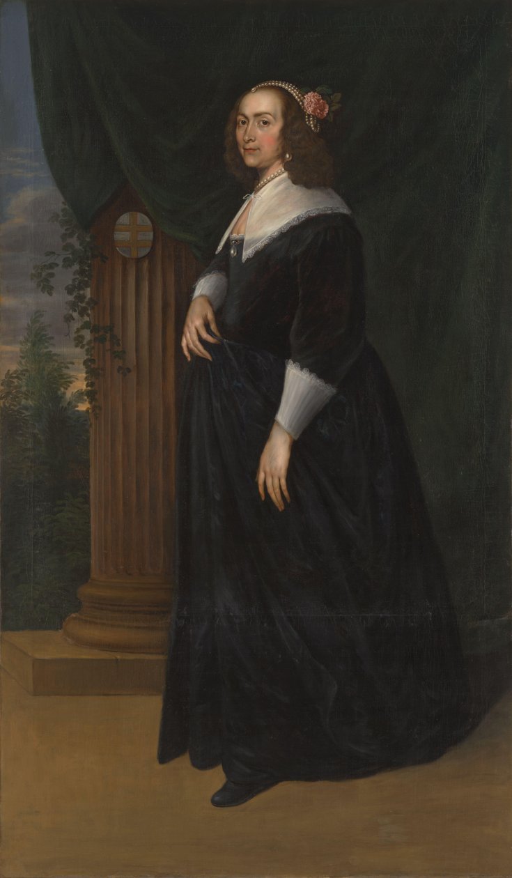 Maria Hartmansdr de Custer(e). Willem Kettingh felesége alkotó: Mattheus Verheyden
