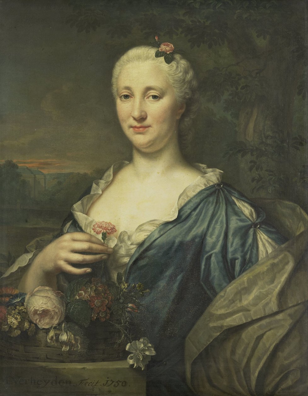 Agnes Margaretha Albinus, Coenraad van Heemskerck feleségének portréja alkotó: Mattheus Verheyden