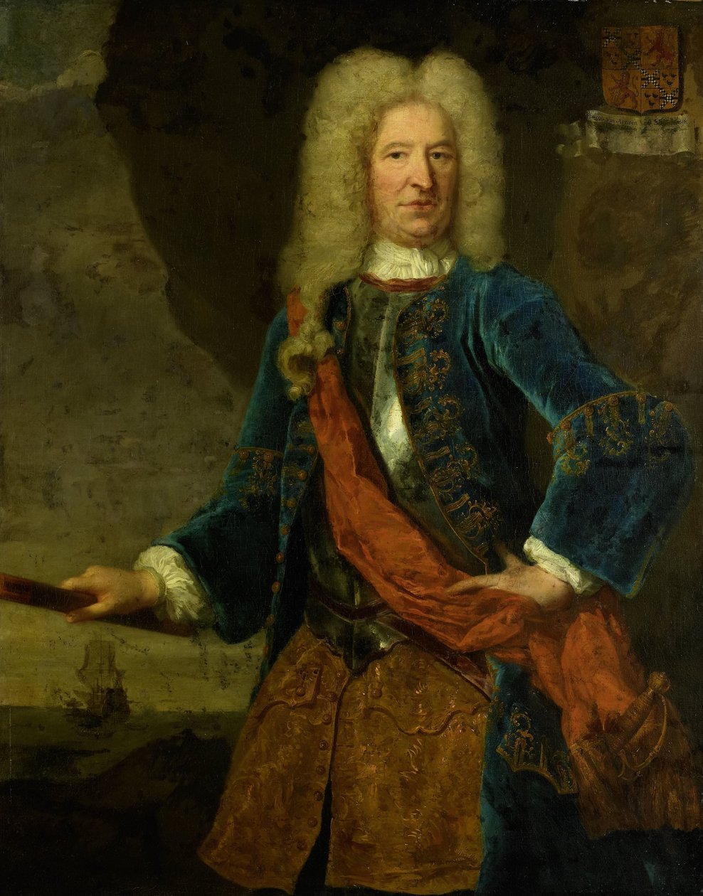 François van Aerssen, Sommelsdijk urának, Hollandia és Nyugat-Frízföld admirálisának portréja alkotó: Mattheus Verheyden