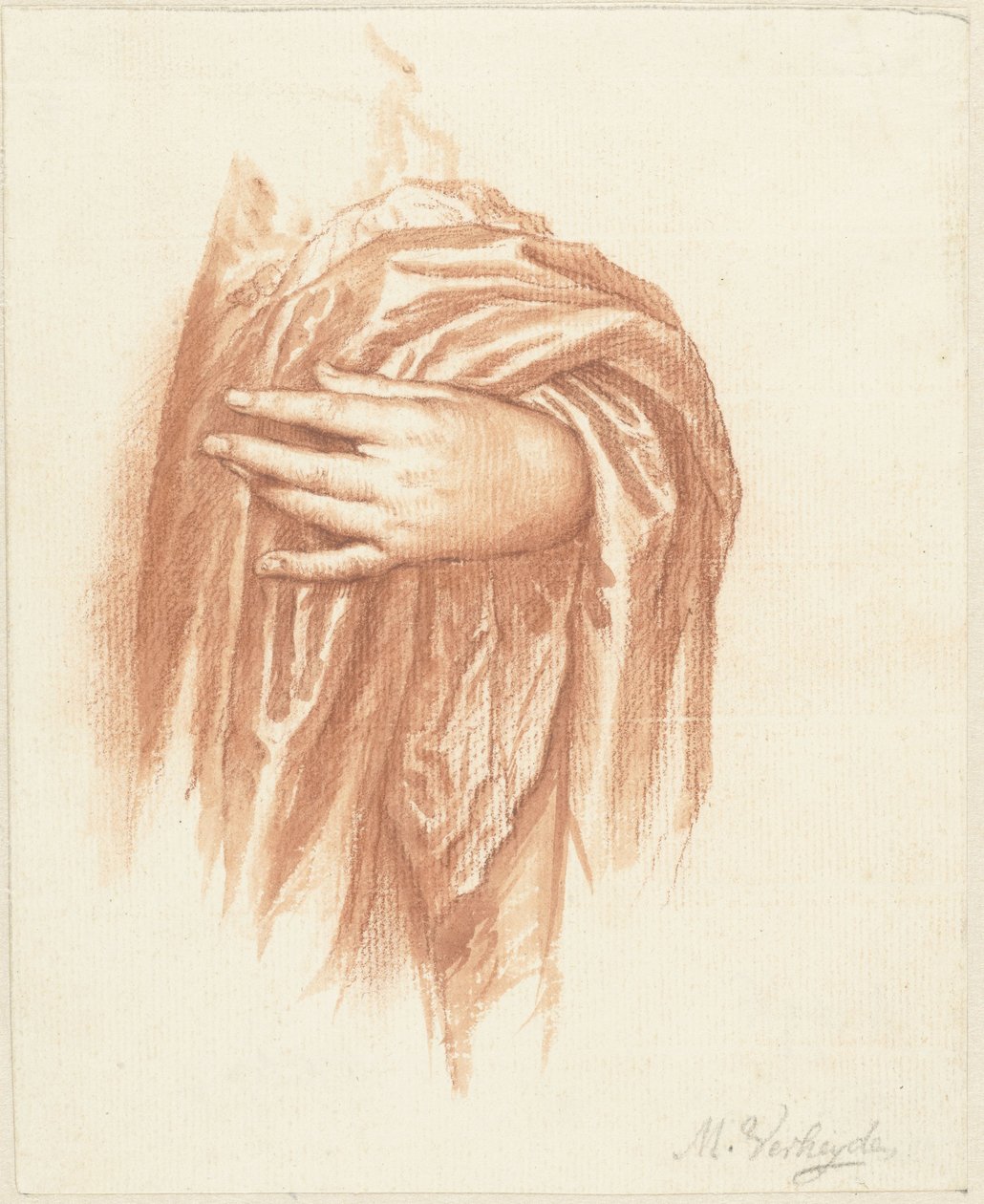 Egy bal kéz vizsgálata alkotó: Mattheus Verheyden