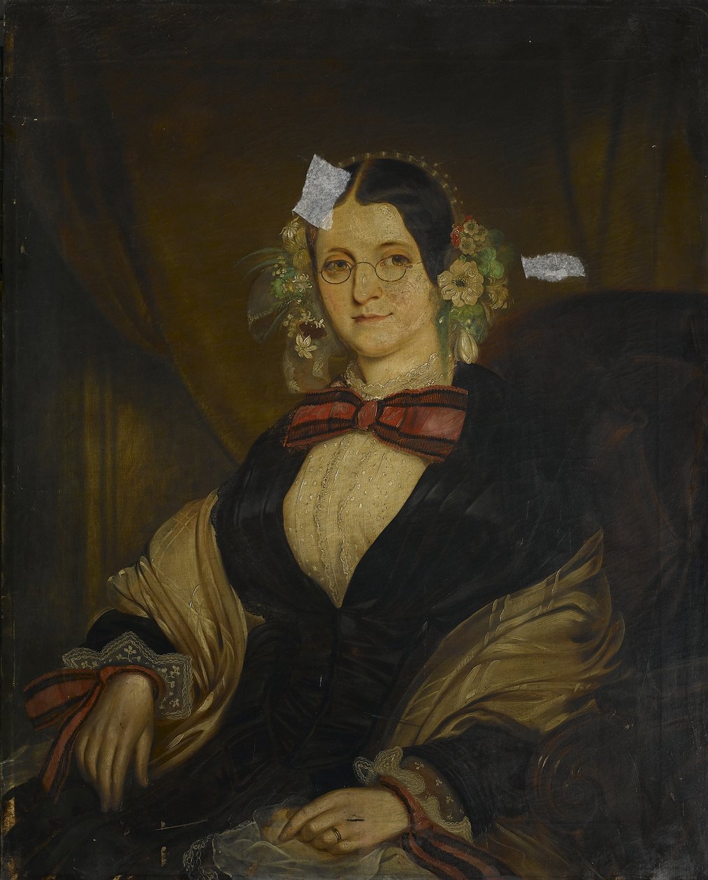 Wiliam Bate asszony, Dr. William Bate Junior felesége, 1854 körül alkotó: Matthew Popham