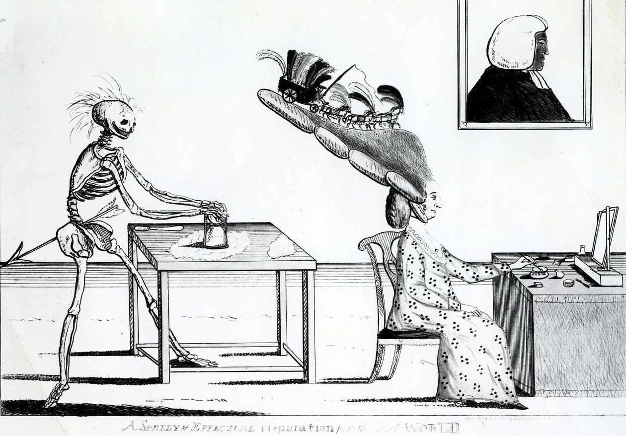 Gyors és hatékony felkészülés a következő világra, 1777 alkotó: Matthew or Matthias Darly