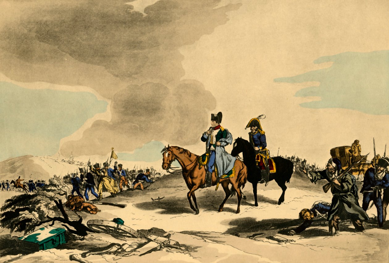 A Bas Le Manteau, avagy A francia nagyhadsereg moraja...1812, 1921. alkotó: Matthew Dubourg
