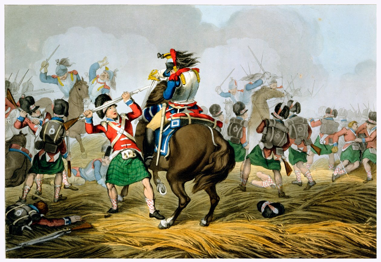 Waterloo-i csata, 1815-1817 alkotó: Matthew Dubourg